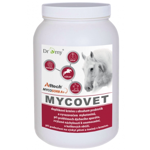 Dromy Myco Vet eliminuje mykotoksyny
